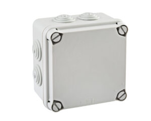 Doză legături IP65, Î*L*A=121*121*68mm, 7*M25,fără halogeni