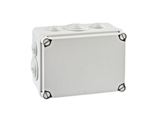Junction Box IP65, H=133 W=180 D=80, 6xM25 4xM40