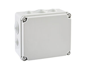 Junction Box IP65, H=167 W=191 D=100, 6xM25 4xM40