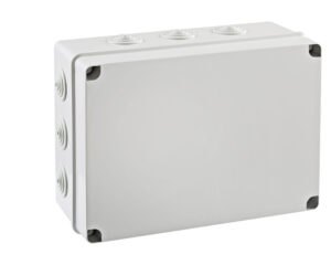 Junction Box IP65, H=253 W=342 D=132, 12xM40, halogen-free