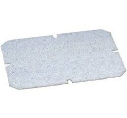 Contrapanou din oţel galvanizat, 155x140x1,5mm