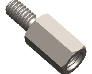 Distance bolt M6/WAF9, H=15mm