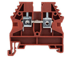 Clemă de fază, conex. cu şurub tip AVK 4, roşu, 4 mm²