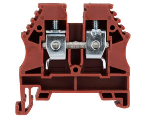 Clemă de fază, conex. cu şurub tip AVK 10, roşu, 10 mm²