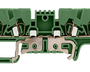Clemă de împ., conex. elast. 2+2, YBK 2,5 CT, verde, 2,5 mm²