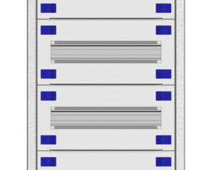 Modular chassis 1-12K, 4-rows, complete