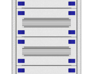 Modular chassis 1-24K, 8-rows, complete