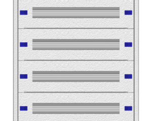 Modular chassis 2-12K, 4-rows, complete