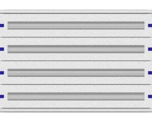 Modular chassis 4-12K, 4-rows, complete