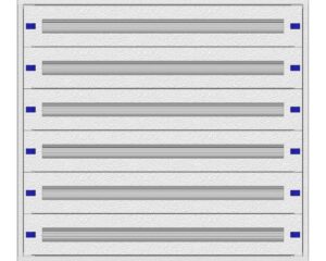 Modular chassis 4-18K, 6-rows, complete