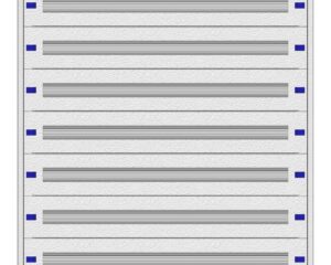 Modular chassis 4-21K, 7-rows, complete