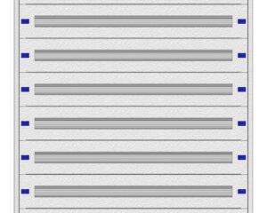 Modular chassis 4-24K, 8-rows, complete