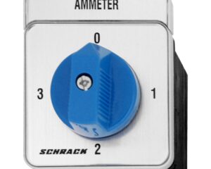 Comutator ampermetric de panou, 1-pol/20A, 0-1-2-3