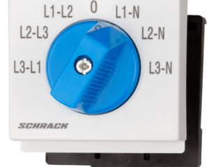 Comutator voltmetric modular, 1-pol/20 A