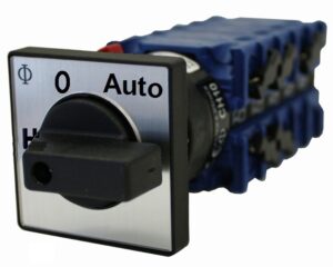 Comutator de selectie Hand-0-Auto de panou 20A 2p