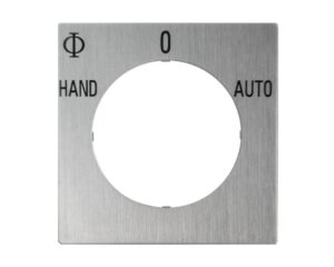 Placă frontală inscripţionată Hand-0-Auto