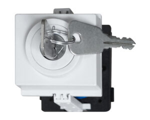 Comutator cu cheie 0-1 modular 20A 1p