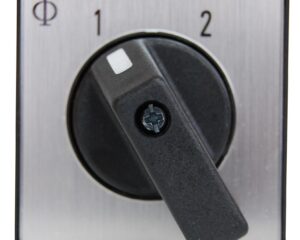 Comutator alternativ de panou 1-2 cu cheie 2p 10A