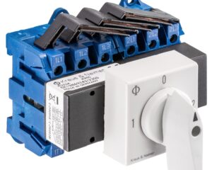 Comutator modular 3-poli, 32A, 11kW, 1-0-2
