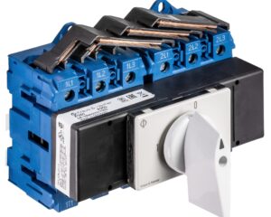 Comutator modular 3-poli, 80A, 30kW, 1-0-2
