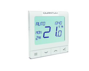 Quantum thermostat radio with ONE surface-mounted receiver