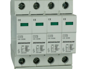 Descărcător complet, T2/C, 4p, 4x20kA/280V - Seria UAS