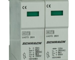 Descărcător complet, T3/D, 2p, 280V - Seria UAS