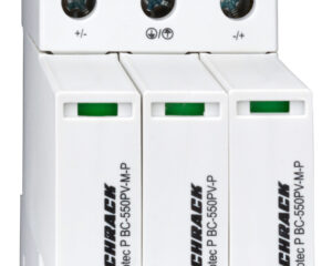 Descărcător broşabil, clasa1+2(B+C) 1100V c.c.,12,5kA