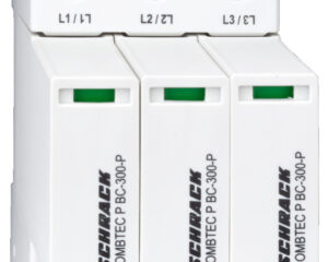 Descărcător broşabil,3+0 TNC,Cl.I+II (B+C) 300V / 12.5kA