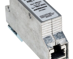 Descărcător RJ45 pentru rețele Cat.6, PoE
