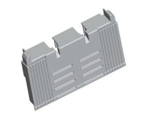 Protecţie cu suprap pt sistem bare, 32mm ARROW BLUE, măr 00
