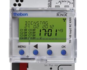 Comutator orar digital KNX, 8 canale