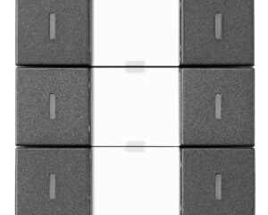 Taster KNX, trei perechi, cu LED de stare, antracit