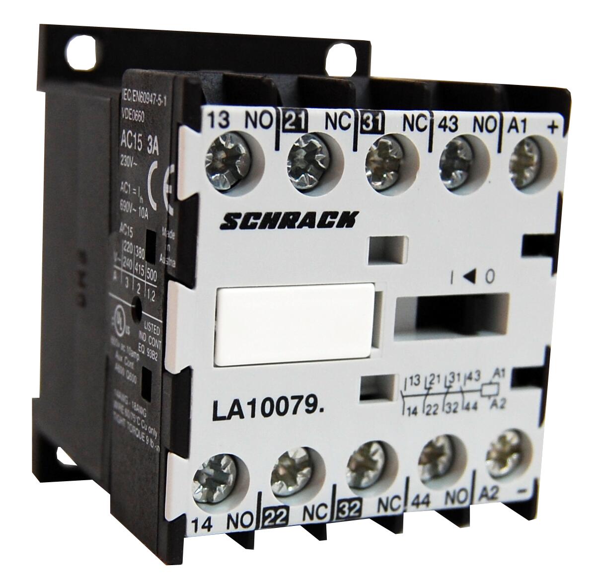 Contactor auxiliar miniatura 2ND2NI/24VDC 10A