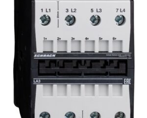 Contactor 4-poli, 37kW/74A AC3, 130A AC1, 230VAC