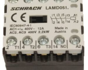 Microcontactor 3ND+1ND, 2,2kW, 5A, 24VAC