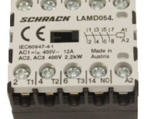 Microcontactor 4ND, 2,2kW, 5A, 24VAC