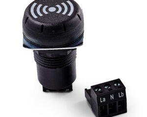 Buzer Compact, d= 30 mm, 12-24 V c.a./ c.c., negru, 85 dB