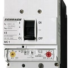 Întreruptor compact tip A 3p 100A 25kA + adaptor fisa