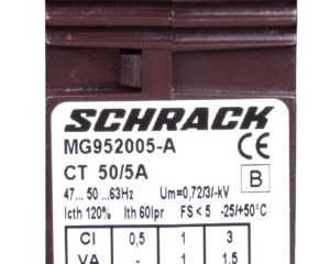 Transformator de curent 50/5A, D=21mm, clasă 1