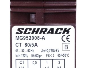 Transformator de curent 80/5A, D=21mm, , clasă 1