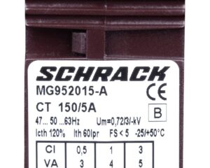 Transformator de curent 150/5A, D=21mm, clasă 0,5