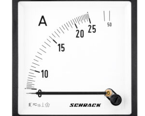 Ampermetru 96*96mm, 25A, conexiune directă, AC