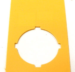 Placa atentionare buton avarie 33x50mm gol