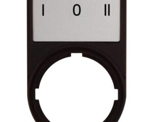 Suport cu placa 30x50mm cu inscriptia I 0 II