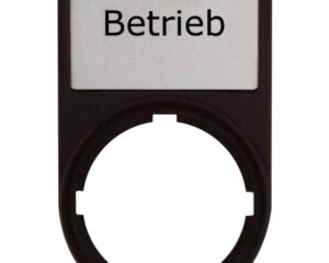 Suport cu placa 30x50mm cu inscriptia BETRIEB
