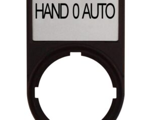 Suport cu placa 30x50mm cu inscriptia HAND 0 AUTO