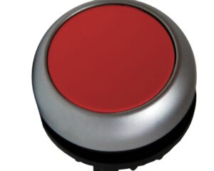 Buton comanda cu revenire rosu