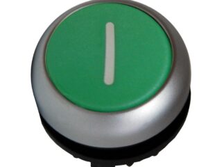Buton comanda verde cu revenire '1'