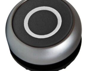 Buton comanda negru cu revenire '0'